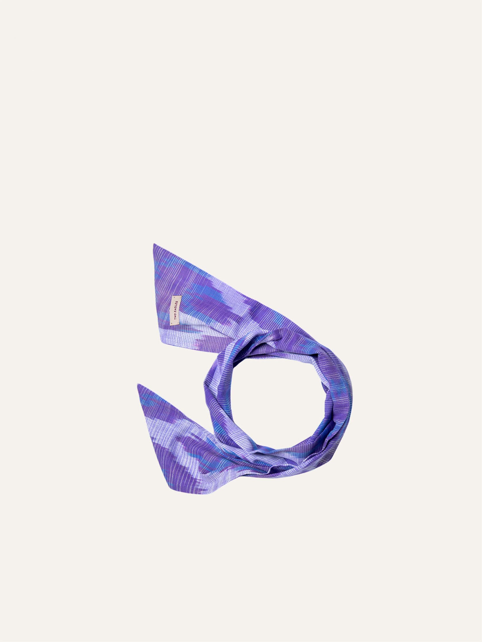 Твилли из хлопка ручного окрашивания Purple Ray